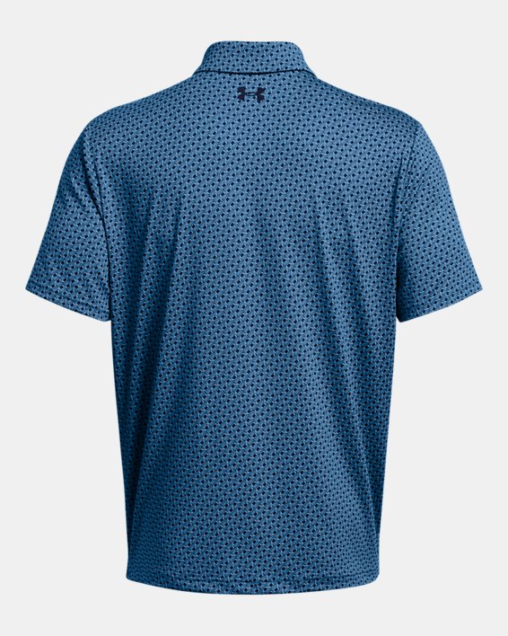 UA Playoff 3.0 Poloshirt mit Aufdruck für Herren, Blue, pdpMainDesktop image number 3
